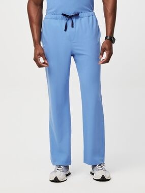 Figs Pisco Basic Scrub Pants™ Men's Blue Medical Pants - Pull-On Comfort XL/T